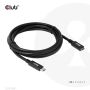 CLUB3D USB Gen1 Type-C Extensie kabel 5Gbps 60W(20V/3A) 4K60Hz M/F 1m/3.28ft (CAC-1531) thumbnail