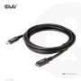 CLUB3D USB Gen1 Type-C Extensie kabel 5Gbps 60W(20V/3A) 4K60Hz M/F 1m/3.28ft (CAC-1531) thumbnail