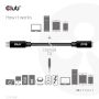 CLUB3D USB Gen1 Type-C Extensie kabel 5Gbps 60W(20V/3A) 4K60Hz M/F 1m/3.28ft (CAC-1531) thumbnail