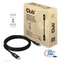 CLUB3D USB4 Gen2x2 Type-C Bi-Directional Cable 4K60Hz, Data 20Gbps, PD 240W(48V/5A) EPR M/M 2m USB IF GECERTIFCIEERD (CAC-1575) thumbnail