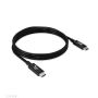 CLUB3D USB4 Gen3x2 Type-C Bi-Directional Cable 8K60Hz, Data 40Gbps, PD 240W(48V/5A) EPR M/M 1m USB IF GECERTIFICEERD (CAC-1576) thumbnail