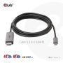 CLUB3D USB Gen2 Type-C to HDMI 4K120Hz 8K60Hz HDR10 with DSC1.2 Active Cable M/M 3m (CAC-1587) thumbnail