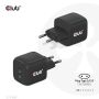 CLUB3D Travel Charger PPS 45W GAN technology, Dual port USB Type-C, Power Delivery(PD) 3.0 Support (CAC-1909EU) thumbnail