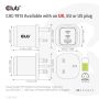 CLUB3D Travel Charger PPS 65Watt GAN technology, Triple port (2x USB Type-C + USB Type-A) Power Delivery(PD) 3.0 Support (CAC-1913EU) thumbnail