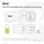 CLUB3D Travel Charger PPS 65Watt GAN technology, Triple port (2x USB Type-C + USB Type-A) Power Delivery(PD) 3.0 Support (CAC-1913EU) thumbnail