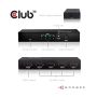 CLUB3D HDMI™ 2.0 UHD 4K60Hz SwitchBox 4 poorten en inbegrepen IR-afstandsbediening (CSV-1370) thumbnail