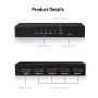 CLUB3D HDMI™ 4K@60Hz UHD Splitter AC Power 4 ports (CSV-1380) thumbnail