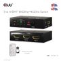 CLUB3D 3 to 1 HDMI™ 8K60Hz/4K120Hz Switch (CSV-1381) thumbnail