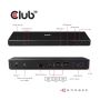 CLUB3D Type-C Universeel (2x 4K60Hz +1x 4K30Hz), oplaad Docking Station 60W DisplayLink® gecertificeerd en DP alt modus - kensington lock (CSV-1562) thumbnail