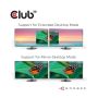CLUB3D Type-C Universeel (2x 4K60Hz +1x 4K30Hz), oplaad Docking Station 60W DisplayLink® gecertificeerd en DP alt modus - kensington lock (CSV-1562) thumbnail