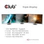 CLUB3D UNIVERSEEL Docking station USB Type C 3.2 Gen1 Triple Display Dynamic PD oplaad + 100W PD charger (CSV-1564W100) thumbnail