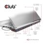 CLUB3D UNIVERSEEL USB Gen1 Type-C Triple Display Dockstation met 65 Watt voor het opladen van een lichte laptop * 1x VGA, 1x HDMI, 1x DP* ( DP ALT MODUS) (CSV-1564W65) thumbnail