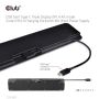 CLUB3D USB Gen1 Type-C Triple Display DP1.4 Alt mode Smart PD3.0 Charging Dock with 100 Watt Power Supply (CSV-1565) thumbnail