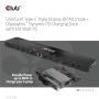 CLUB3D Universeel Docking station met 120W max/Power adapter voor het opladen van de allerzwaarste laptops met USB type C aansluiting, 2x HDMI, 1x DP( DisplayLink™ gecertificieerd en DP alt modus ) (CSV-1566) thumbnail