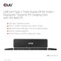 CLUB3D Universeel Docking station met 120W max/Power adapter voor het opladen van de allerzwaarste laptops met USB type C aansluiting, 2x HDMI, 1x DP( DisplayLink™ gecertificieerd en DP alt modus ) (CSV-1566) thumbnail