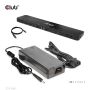 CLUB3D Universeel Docking station met 120W max/Power adapter voor het opladen van de allerzwaarste laptops met USB type C aansluiting, 2x HDMI, 1x DP( DisplayLink™ gecertificieerd en DP alt modus ) (CSV-1566) thumbnail