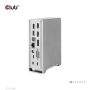 CLUB3D USB type C Universeel docking station 2x USB Gen2 Type-A 1x USB Gen1 Type-A 1x USB Type-A (ROOD) Smart Charging-poort 5V/2.4A Max. • 2x HDMI (DP Alt Mode) 1x DP (DP Alt Mode) 1x VGA 1x RJ45 max.120 Watt opladen (CSV-1568) thumbnail
