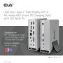 CLUB3D USB type C Universeel docking station 2x USB Gen2 Type-A 1x USB Gen1 Type-A 1x USB Type-A (ROOD) Smart Charging-poort 5V/2.4A Max. • 2x HDMI (DP Alt Mode) 1x DP (DP Alt Mode) 1x VGA 1x RJ45 max.120 Watt opladen (CSV-1568) thumbnail