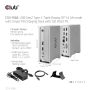 CLUB3D USB type C Universeel docking station 2x USB Gen2 Type-A 1x USB Gen1 Type-A 1x USB Type-A (ROOD) Smart Charging-poort 5V/2.4A Max. • 2x HDMI (DP Alt Mode) 1x DP (DP Alt Mode) 1x VGA 1x RJ45 max.120 Watt opladen (CSV-1568) thumbnail