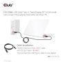 CLUB3D USB type C Universeel docking station 2x USB Gen2 Type-A 1x USB Gen1 Type-A 1x USB Type-A (ROOD) Smart Charging-poort 5V/2.4A Max. • 2x HDMI (DP Alt Mode) 1x DP (DP Alt Mode) 1x VGA 1x RJ45 max.120 Watt opladen (CSV-1568) thumbnail
