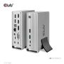 CLUB3D USB type C Universeel docking station 2x USB Gen2 Type-A 1x USB Gen1 Type-A 1x USB Type-A (ROOD) Smart Charging-poort 5V/2.4A Max. • 2x HDMI (DP Alt Mode) 1x DP (DP Alt Mode) 1x VGA 1x RJ45 max.120 Watt opladen (CSV-1568) thumbnail