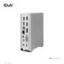 CLUB3D USB type C Universeel docking station 2x USB Gen2 Type-A 1x USB Gen1 Type-A 1x USB Type-A (ROOD) Smart Charging-poort 5V/2.4A Max. • 2x HDMI (DP Alt Mode) 1x DP (DP Alt Mode) 1x VGA 1x RJ45 max.120 Watt opladen (CSV-1568) thumbnail