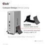 CLUB3D USB type C Universeel docking station 2x USB Gen2 Type-A 1x USB Gen1 Type-A 1x USB Type-A (ROOD) Smart Charging-poort 5V/2.4A Max. • 2x HDMI (DP Alt Mode) 1x DP (DP Alt Mode) 1x VGA 1x RJ45 max.120 Watt opladen (CSV-1568) thumbnail