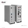 CLUB3D USB type C Universeel docking station 2x USB Gen2 Type-A 1x USB Gen1 Type-A 1x USB Type-A (ROOD) Smart Charging-poort 5V/2.4A Max. • 2x HDMI (DP Alt Mode) 1x DP (DP Alt Mode) 1x VGA 1x RJ45 max.120 Watt opladen (CSV-1568) thumbnail