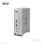 CLUB3D USB type C Universeel docking station 2x USB Gen2 Type-A 1x USB Gen1 Type-A 1x USB Type-A (ROOD) Smart Charging-poort 5V/2.4A Max. • 2x HDMI (DP Alt Mode) 1x DP (DP Alt Mode) 1x VGA 1x RJ45 max.120 Watt opladen (CSV-1568) thumbnail