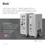 CLUB3D USB type C Universeel docking station 2x USB Gen2 Type-A 1x USB Gen1 Type-A 1x USB Type-A (ROOD) Smart Charging-poort 5V/2.4A Max. • 2x HDMI (DP Alt Mode) 1x DP (DP Alt Mode) 1x VGA 1x RJ45 max.120 Watt opladen (CSV-1568) thumbnail