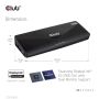 CLUB3D UNIVERSEEL USB 3.1 Gen 1 DisplayLink® gecertificeerd Docking station UHD 4K (CSV-3103D) thumbnail
