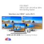 CLUB3D UNIVERSEEL Mini Displaylink gecertificeerd Docking Station USB A 3.2 Gen 1 4K30Hz 1x HDMI, 1x DVI, 4x USB Superspeed (CSV-3104D) thumbnail