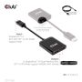CLUB3D Multistream Transport (MST) Hub DisplayPort™1.4 naar DisplayPort™1.4 Dual Monitor 4K60Hz M/V (CSV-7200) thumbnail