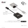 CLUB3D Multistream Transport (MST) Hub DisplayPort™1.4 naar DisplayPort™1.4 Dual Monitor 4K60Hz M/V (CSV-7200) thumbnail
