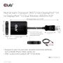 CLUB3D Multistream Transport (MST) Hub DisplayPort™1.4 naar DisplayPort™1.4 Dual Monitor 4K60Hz M/V (CSV-7200) thumbnail