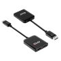 CLUB3D MST hub DisplayPort 1.4 to DisplayPort + HDMI 4K60Hz M/F (CSV-7220) thumbnail