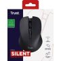 Trust Mydo Stille draadloze optische muis – draadloze muis – stille muis – Zwart (25084) thumbnail