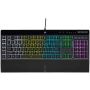 Corsair K55 RGB PRO toetsenbord USB Zwitsers Zwart (CH-9226765-CH) thumbnail