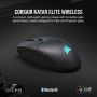 Corsair KATAR ELITE Wireless muis Rechtshandig RF Wireless + Bluetooth + USB Type-A Optisch 26000 DPI (CH-931C111-EU) thumbnail