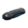 Corsair Padlock 3 USB flash drive 128 GB USB Type-A 3.2 Gen 1 (3.1 Gen 1) Zwart, Blauw (CMFPLA3B-128GB) thumbnail