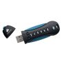 Corsair Padlock USB flash drive 256 GB USB Type-A 3.0 Zwart, Blauw (CMFPLA3B-256GB) thumbnail