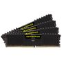 Corsair DDR4  16GB PC 2666 CL16 CORSAIR KIT (4x4GB) Vengeance Black retail (CMK16GX4M4A2666C16) thumbnail