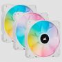 Corsair SP120 RGB ELITE Computer behuizing Ventilator 12 cm Wit 3 stuk(s) (CO-9050137-WW) thumbnail