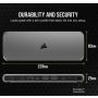 Corsair TBT100 Thunderbolt 3 40000 Mbit/s Zwart, Zilver (CU-9000006-EU) thumbnail