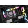 Corsair CW-9060074-WW koelsysteem voor computers Computer behuizing Kit voor vloeistofkoeling 12 cm Zwart 1 stuk(s) (CW-9060074-WW) thumbnail