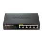 D-Link DES-1005P Unmanaged L2 Fast Ethernet (10/100) Power over Ethernet (PoE) Zwart (DES-1005P/E) thumbnail