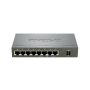 D-Link DES-1008PA netwerk-switch Unmanaged Fast Ethernet (10/100) Power over Ethernet (PoE) Zwart (DES-1008PA) thumbnail