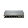 D-Link DES-1008PA netwerk-switch Unmanaged Fast Ethernet (10/100) Power over Ethernet (PoE) Zwart (DES-1008PA) thumbnail