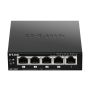 D-Link DGS-1005P Unmanaged L2 Gigabit Ethernet (10/100/1000) Power over Ethernet (PoE) Zwart (DGS-1005P/E) thumbnail