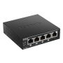 D-Link DGS-1005P/E netwerk-switch Unmanaged Gigabit Ethernet (10/100/1000) Power over Ethernet (PoE) Zwart (DGS-1005P/E) thumbnail